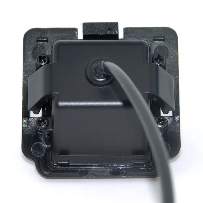 Black waterproof reversing camera with 170-degree viewing angle for car rear view