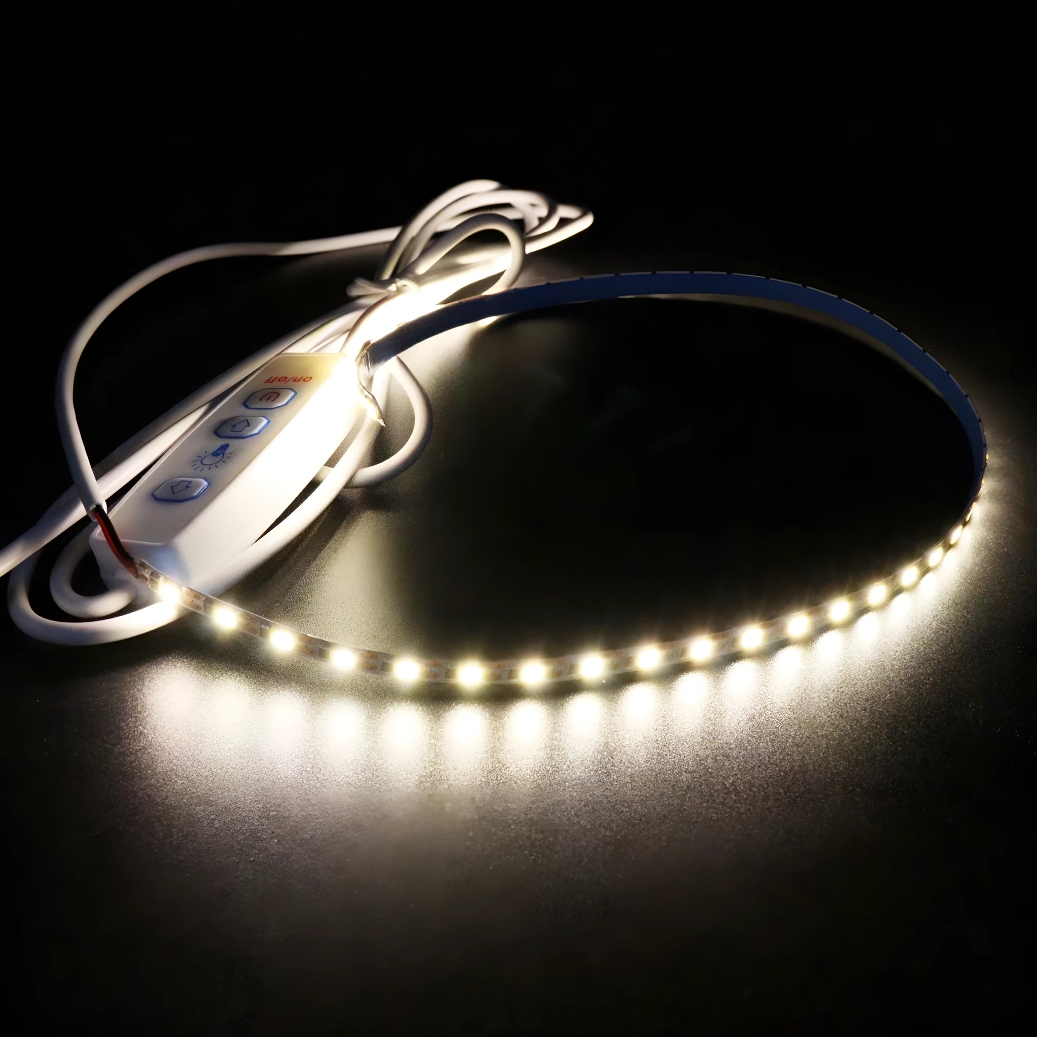 USB two-colour dimmable LED light strip 120 beads 2835 non-waterproof 5V