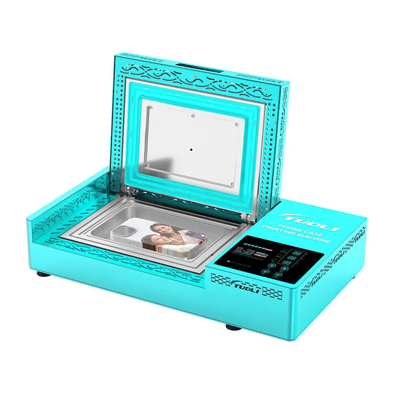 Metal phone case heat transfer printing machine for custom mobile case designs