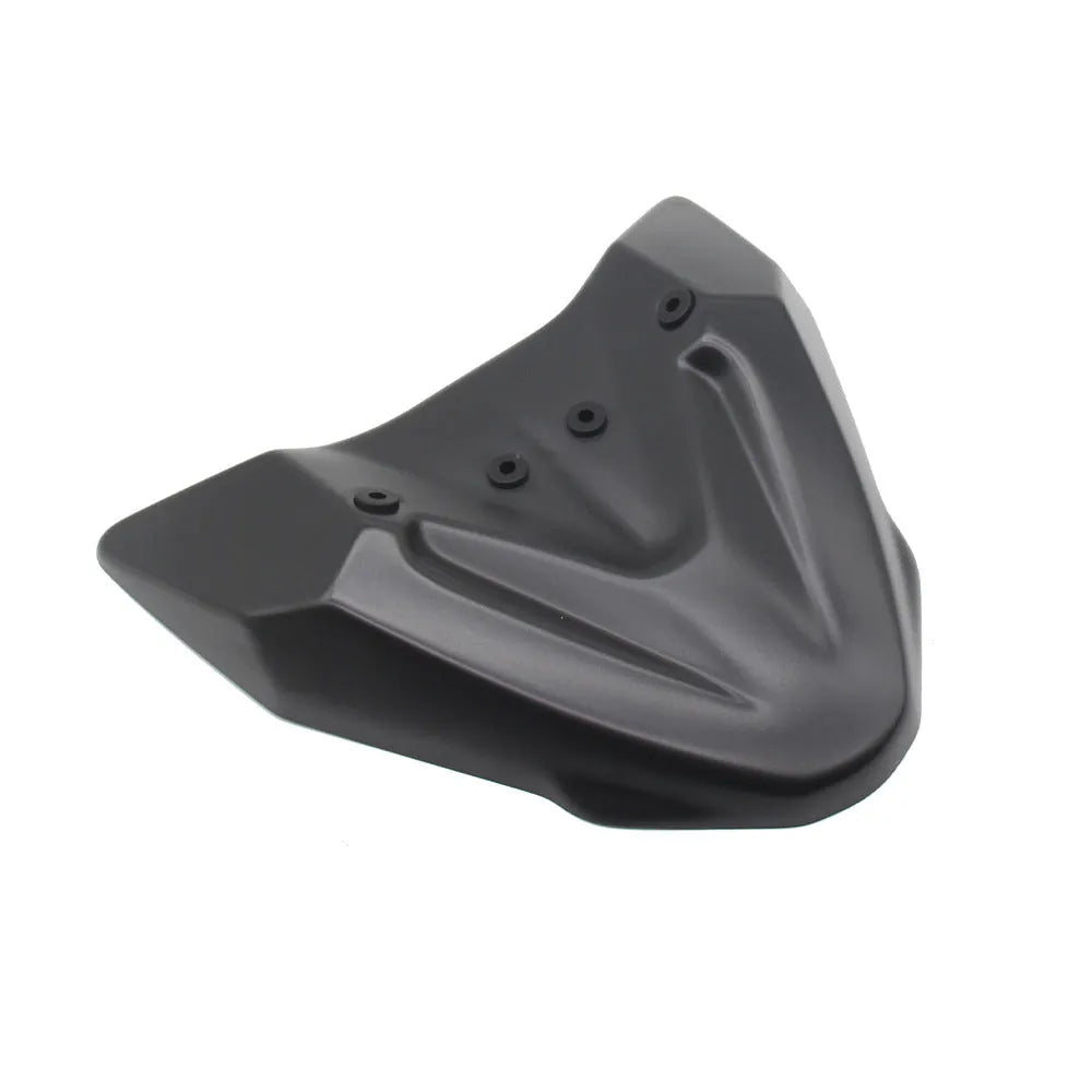 Black ABS fixed wind front wing accessory for KTM 390 and 790 Adventure motorcycles
