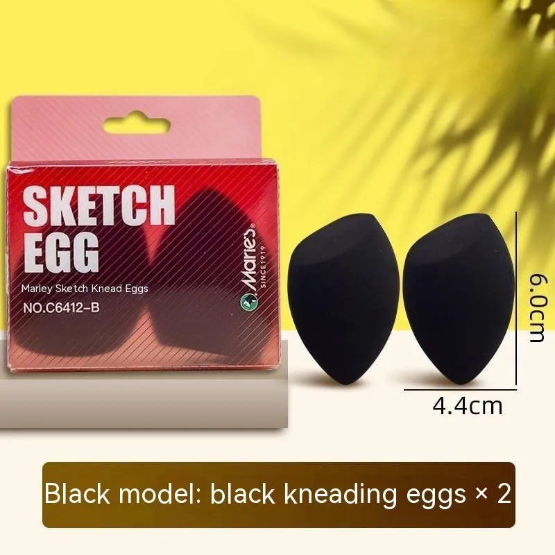 A fluorescent pen eraser smear tip, a plastic sketching rubbing knife with a pointed smear tip.