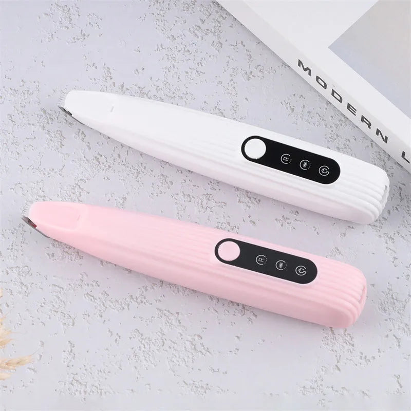 White Pets Efficient LED electric pet clipper for dog and cat foot hair trimming with waterproof design