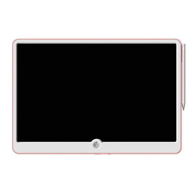 19-inch LCD drawing board with stylus in blue and white colour option for children's creative activities