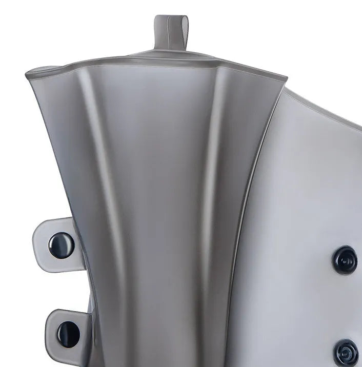 White high-top reusable PVC shoe covers with anti-skid soles for water resistant protection