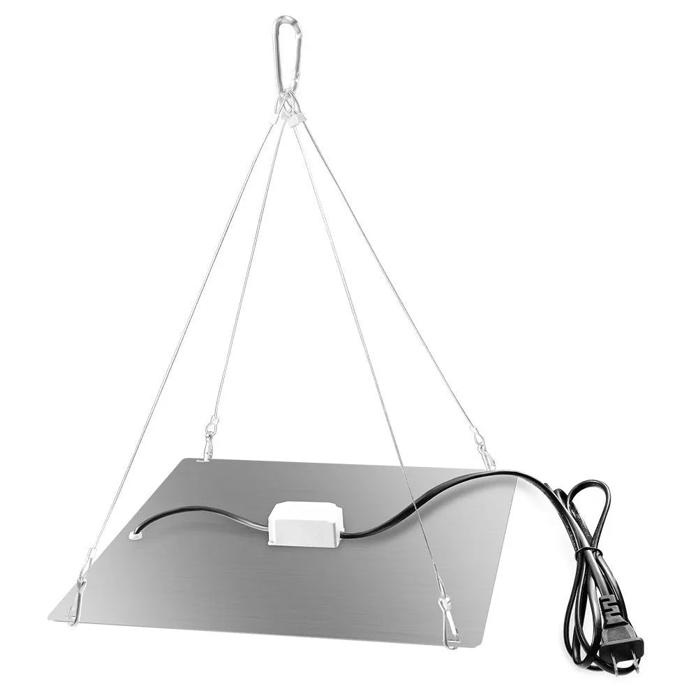 D-section aluminum LED plant growing light with hook for indoor vegetables and fruits.