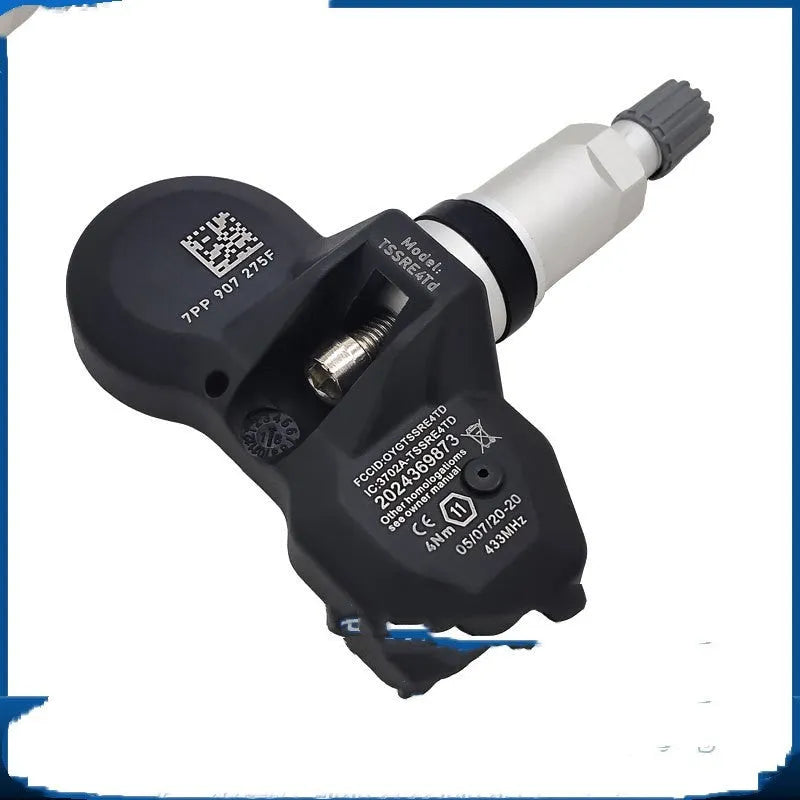 Black Audi car tyre pressure monitoring sensor unit