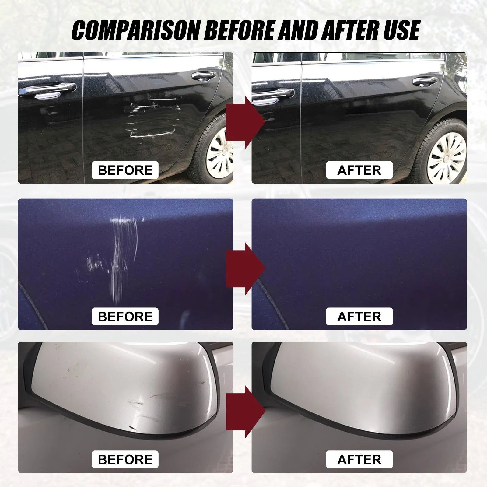 60ml car scratch repair wax container for automotive paint surface polishing and maintenance
