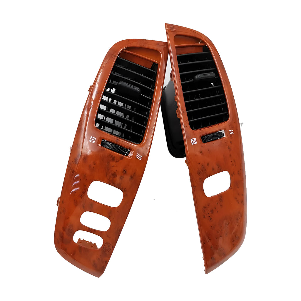 ABS plastic air outlet decorative cover plate in a peach wood colour