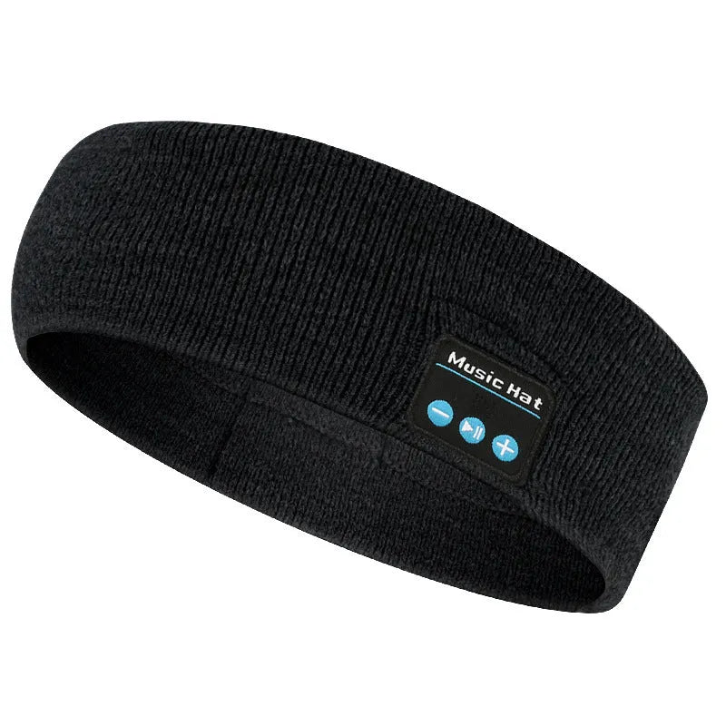 Bluetooth 5.4 audio eye mask with removable washable headband in black, dark grey, and grey-white.