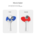 Red and blue plastic silicone table tennis racket handle grip for Pico 4 VR controllers
