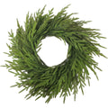PE plastic front door garland in American country style with green leaves measuring 60cm long