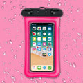 Waterproof phone pouch with lanyard in various colour options