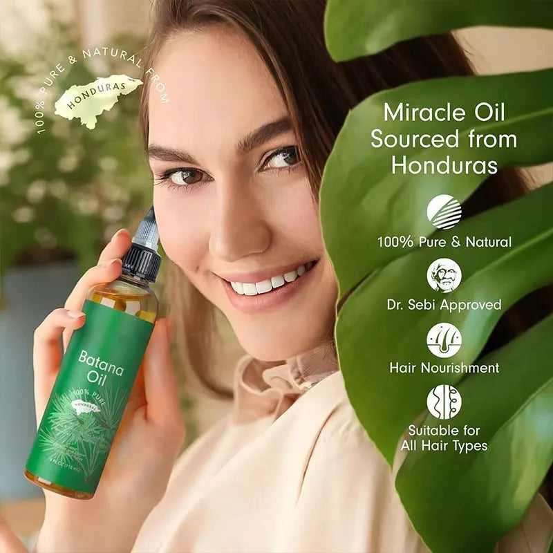 Batana oil hair care essential oil nourishing treatment for youth, 118ml bottle
