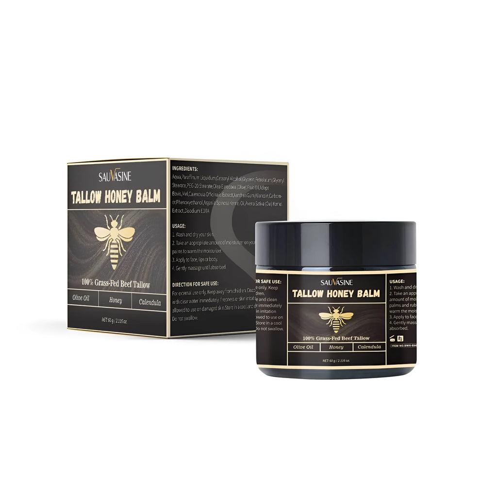 Jar of Butter Honey Cream, 60g net content, face moisturiser.