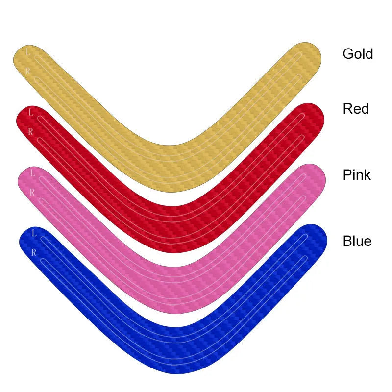 PS5 console light bar sticker in blue, gold, pink, and red colours, made from thin PVC film.