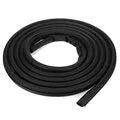 Black rubber sliding door seal for Toyota Hiace High Roof 2005 model, 5 metre length