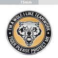 Aluminium car sticker badges with animal motifs including lion, eagle and tiger designs