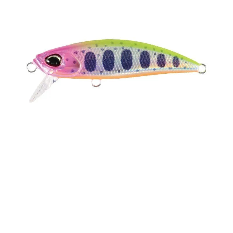 48mm submerged minnow fishing lure for mandarin fish and snakehead in multiple colour options