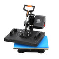 Black thermal transfer printing machine for T-shirt tablet applications with 70x70x35cm dimensions