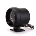 Black automotive tachometer with blue light pointer for 0-8000 RPM engine speed monitoring
