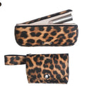 Light luxury fabric storage protective bag in leopard print and yellow colour options.
