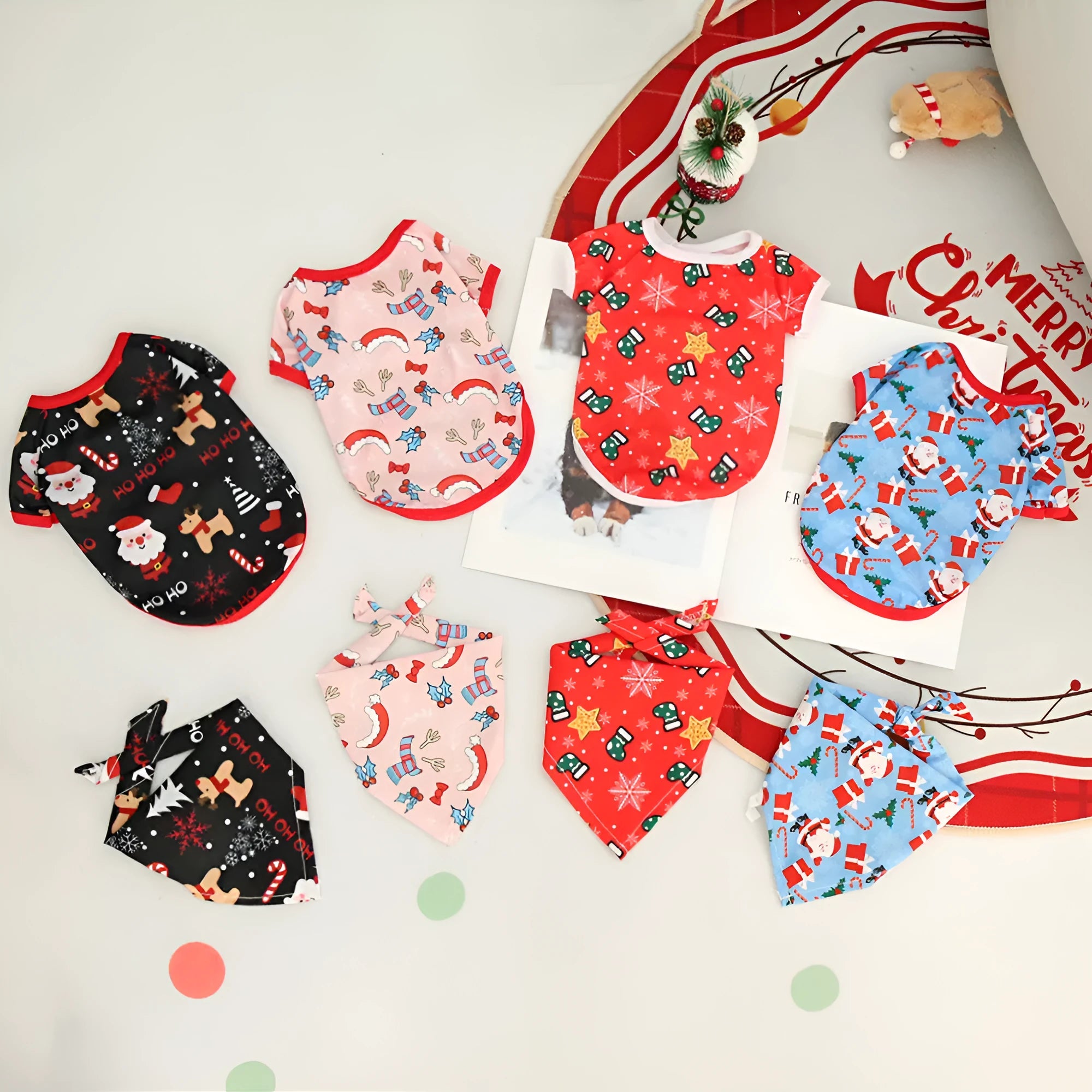 White Moose polyester pet clothing for cats and dogs European and American style