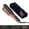 207℃ negative ion hair straightener with ceramic plates and wired power cord
