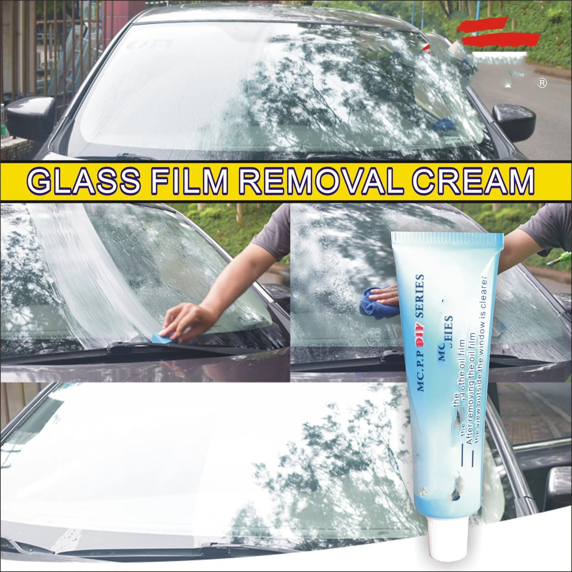 15ml automotive glass rainproof agent in English version white packaging for car windscreen treatment