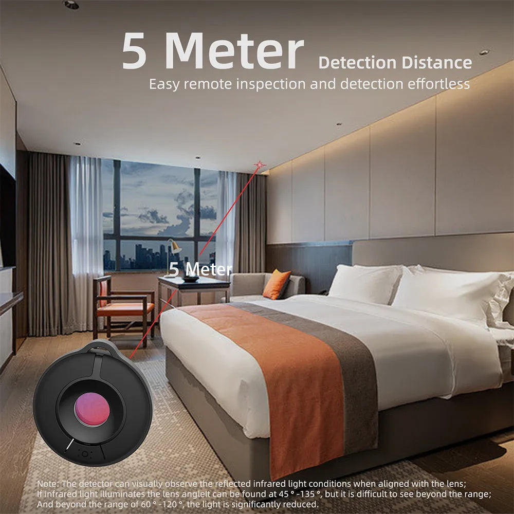 S600 model infrared camera detector with compact design for hidden camera detection