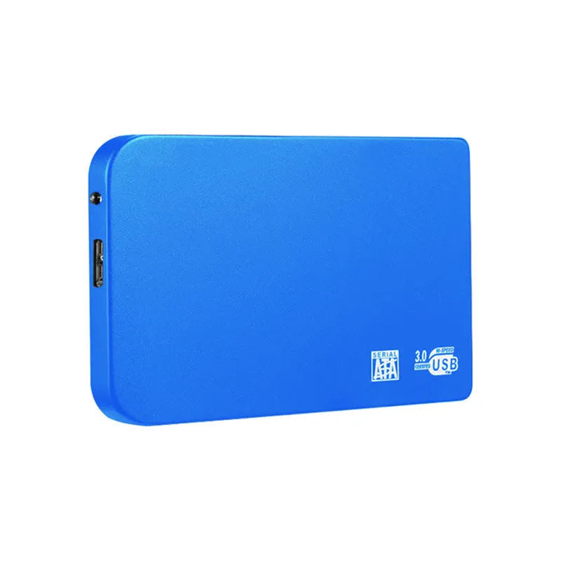 USB 3.0 solid state mobile hard disk with metal shell in black, blue, red, or silver colour options