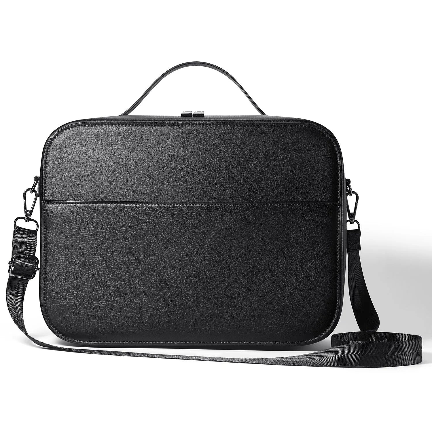 Black superfibre MR glasses storage box for Apple Vision Pro headset protection