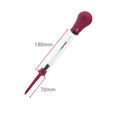 Glass electrohydraulic hydrometer for automobile battery electrolyte testing with black and red colour options