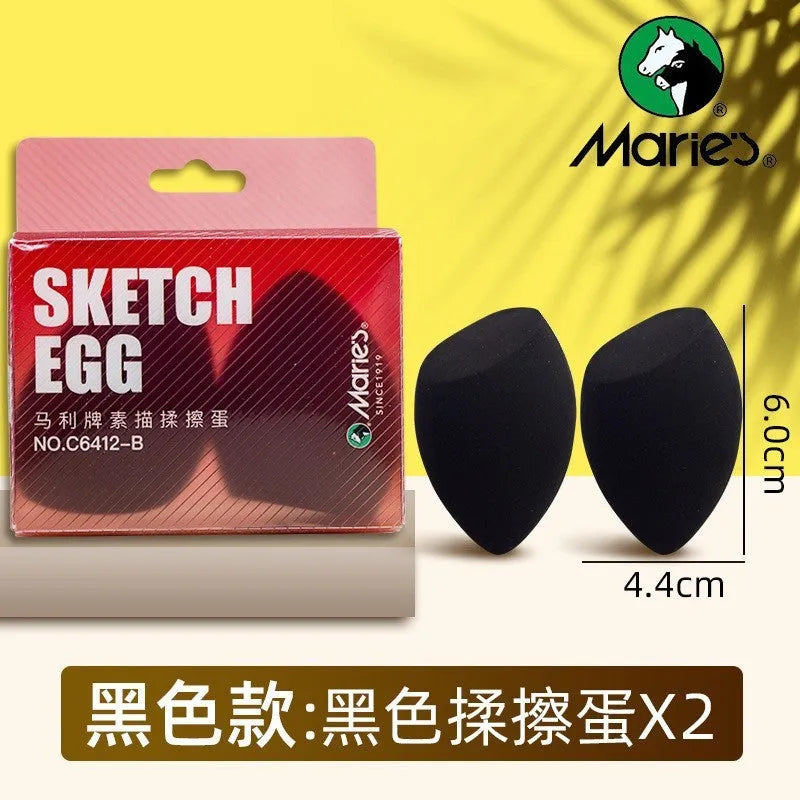 A fluorescent pen eraser smear tip, a plastic sketching rubbing knife with a pointed smear tip.