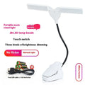 Rechargeable music stand lamp with 28 LED lights in black, pink or white colours