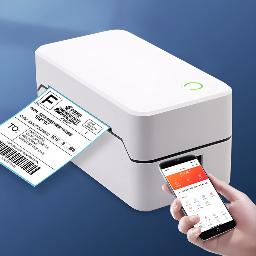 Thermal Express Single Electronic Surface Printer model TDL401H with compact dimensions