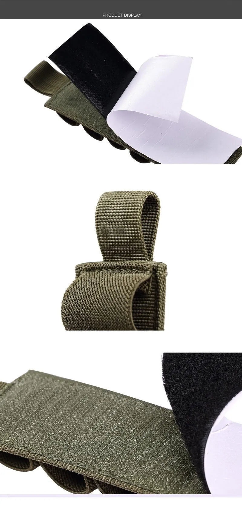 6-hole tactical storage sticker in 1000D nylon with army colour option