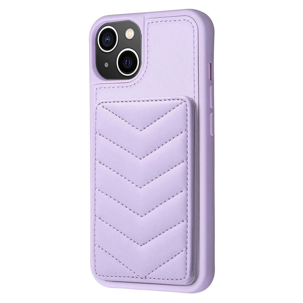 Flip PU phone case with crossbody strap for iPhone 11-15 series in black colour