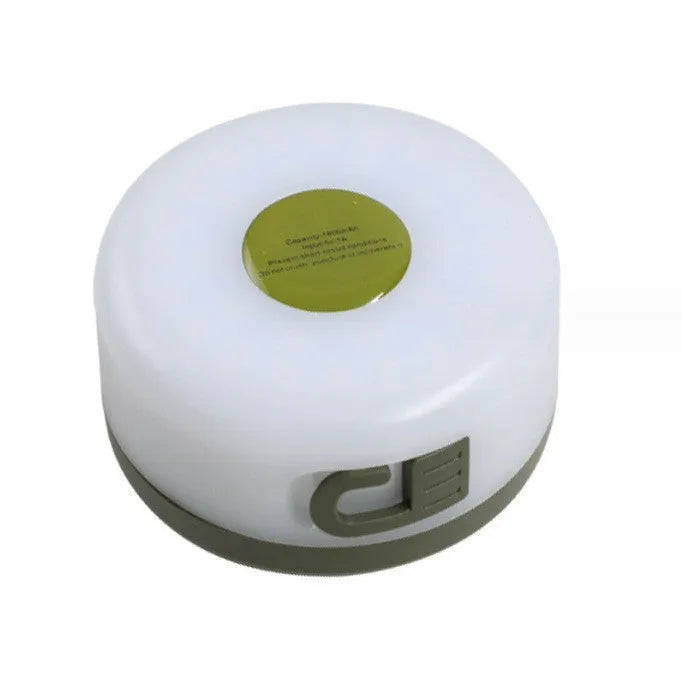 Rechargeable outdoor string lights with 30 LED beads on an 8m cable, showing both colourful and warm white light modes.