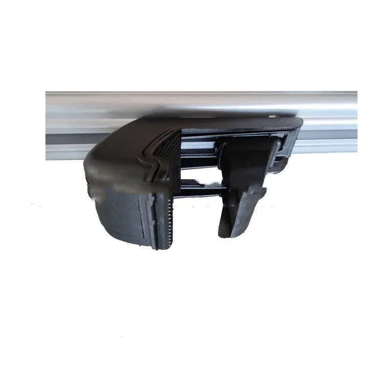 Alloy roof rack crossbars for General Motors SUV vehicles showing mounting points