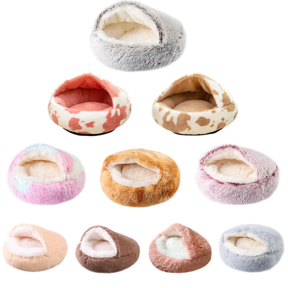 Waterproof semi-surrounded cloth dog kennel in a gradient colour, shown in a 40cm size.