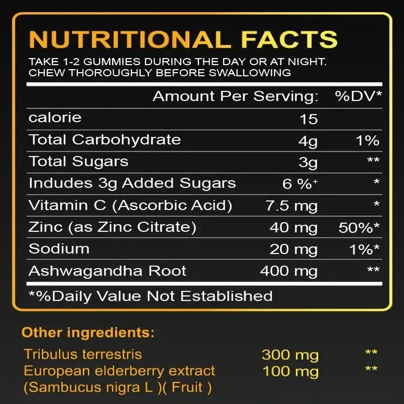 MAX PERFORMANCE GUMMIES dietary fibre soft candy supplement 60 tablets in original packaging