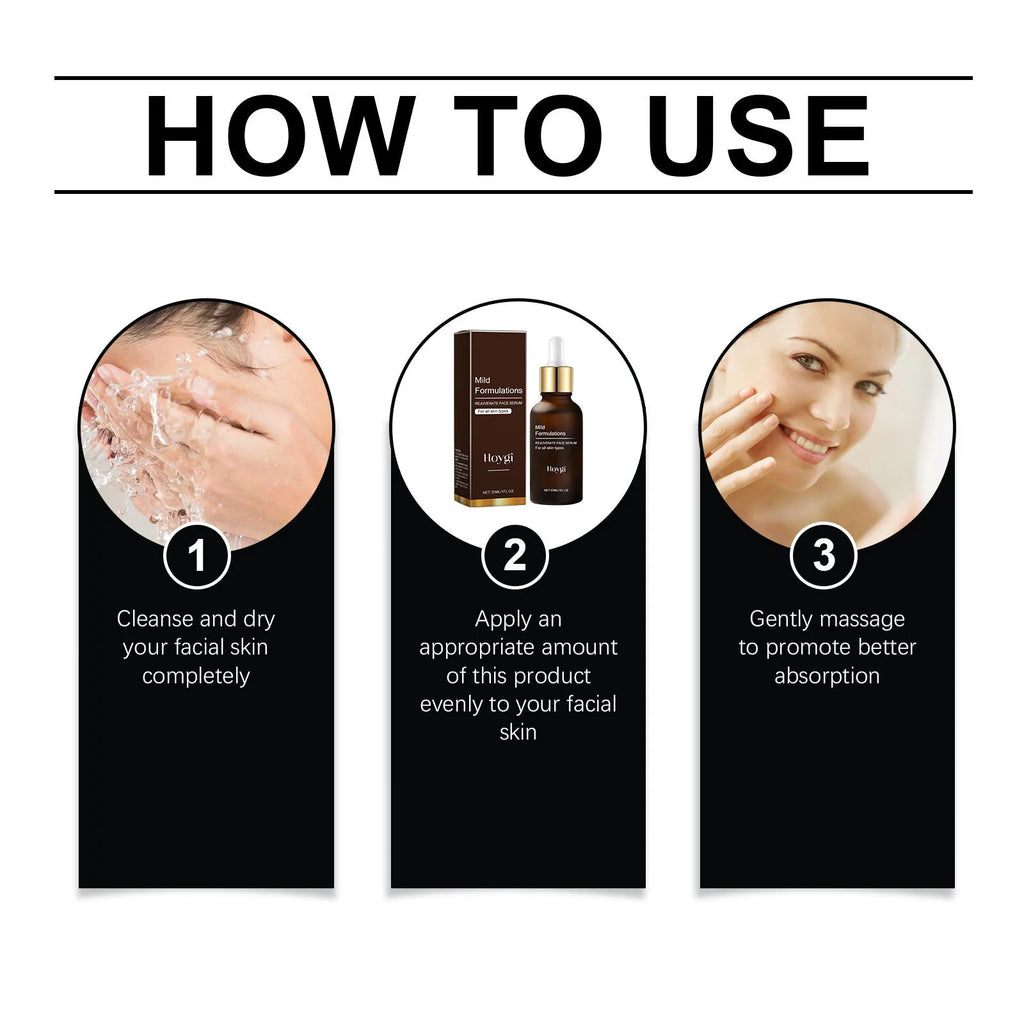 30ml facial essence bottle with nourishing arbutin, collagen, vitamin C and hyaluronic acid formula