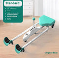 Pink horse leg opener stretching equipment with optional backrest for hip opening exercises
