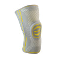 Cotton mountaineering knee cover in green colour for sports protection