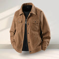 Men's plus size slim fit Lycra casual coat in black, coffee, green or white colours