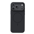 Frosted magnetic protective case for iPhone 17 Pro in Black colour with camera button cutout and MagSafe compatibility