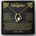 Hollow heart necklace in silver or gold finish with European styling and gift box packaging