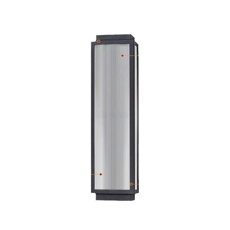 Stainless steel waterproof outdoor wall lamp for garden courtyard lighting