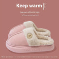 Pair of fleece slippers with a car stitch design and PVC sole, shown in one of five colour options.