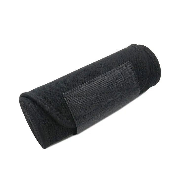 Neoprene lumbar support belt for fitness and running in black, blue, or pink colour